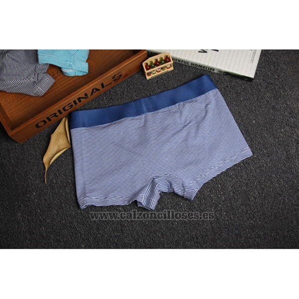 Boxer Hollister Hombre Rayas Azul 